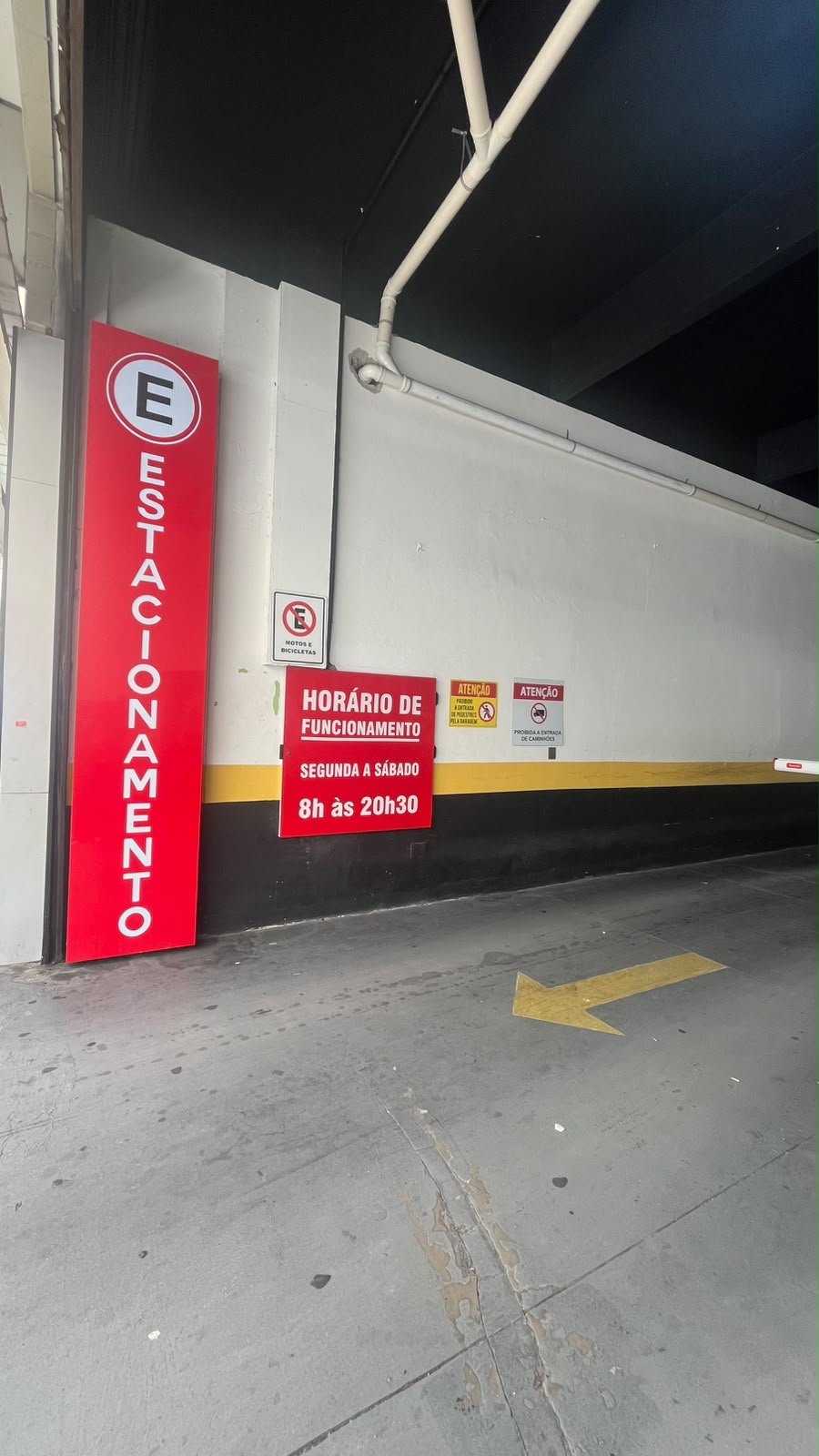 Estrutura Galeria PG - Estacionamento